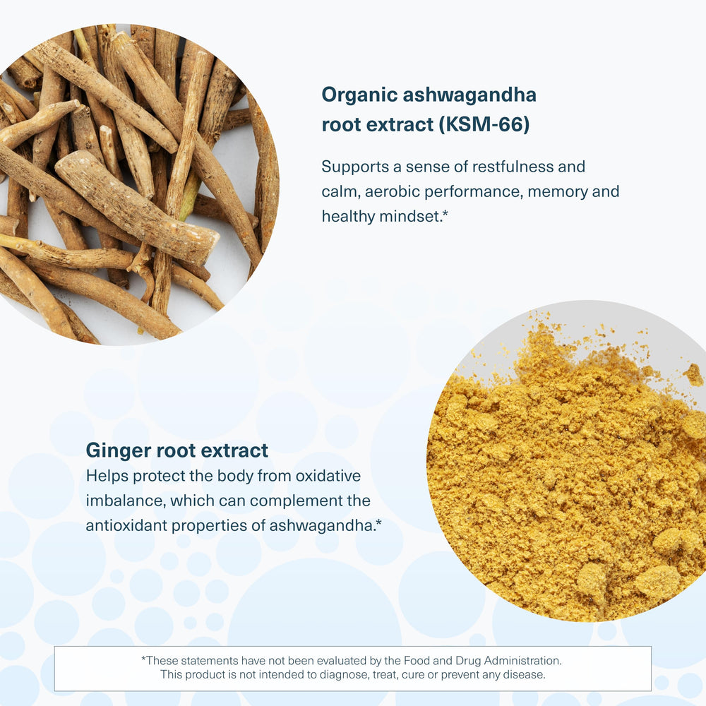 Third-party testing seal on Youtheory Ashwagandha label for trust