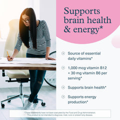 Youtheory B12B6 daily serving for energy metabolism and nervous support.