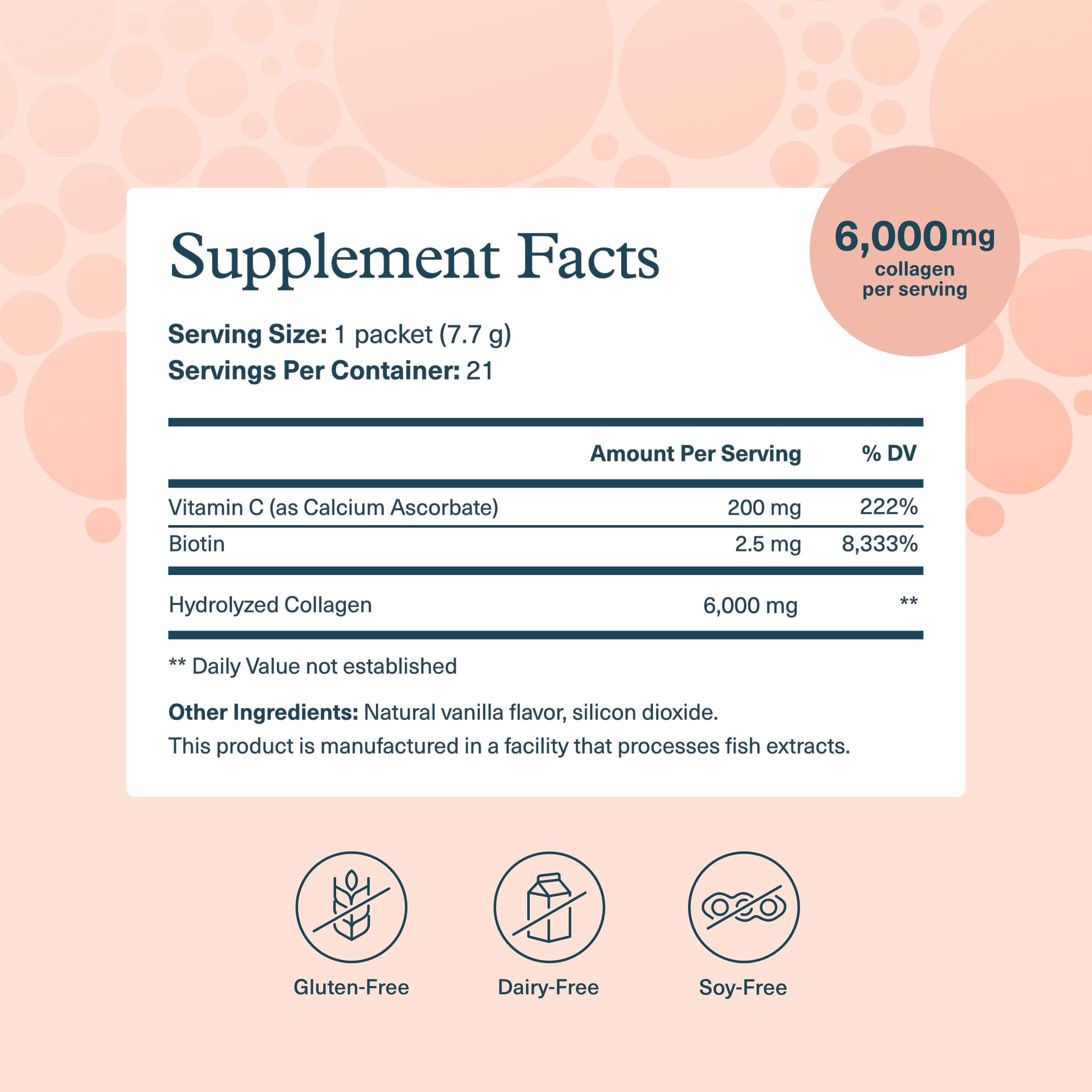 Serving scoop of Youtheory collagen powder vanilla for measurement