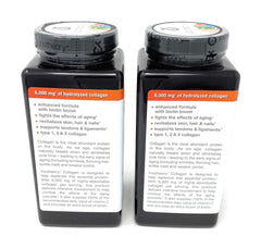 Lifestyle shot with collagen tablets integrated into a daily routine.