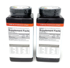 Close-up of capsules showing hydrolyzed collagen texture and quality.