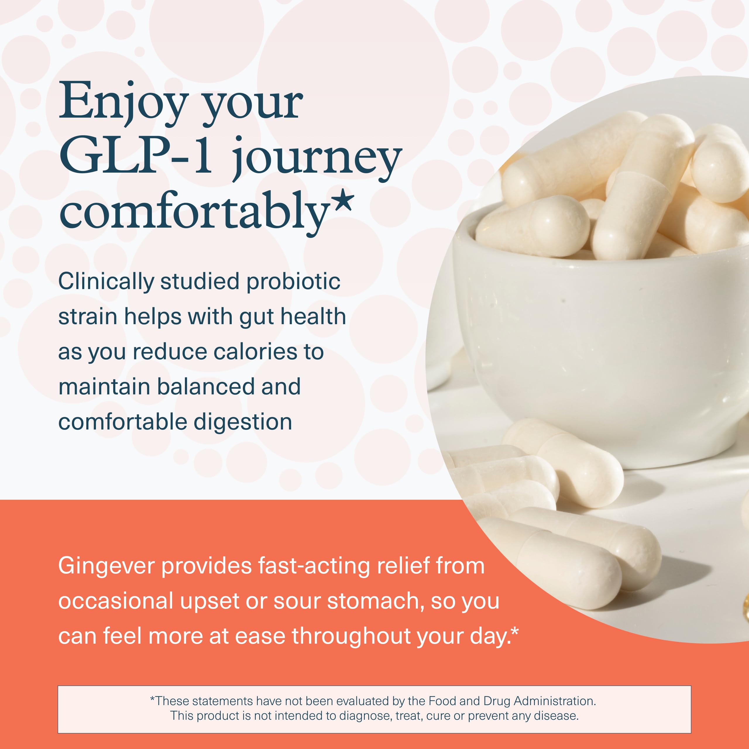 Gingever ginger extract detail on Youtheory packaging signals fast-acting digestive support.