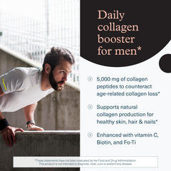 Close-up of Youtheory collagen tablets emphasizing hydrolyzed peptides.
