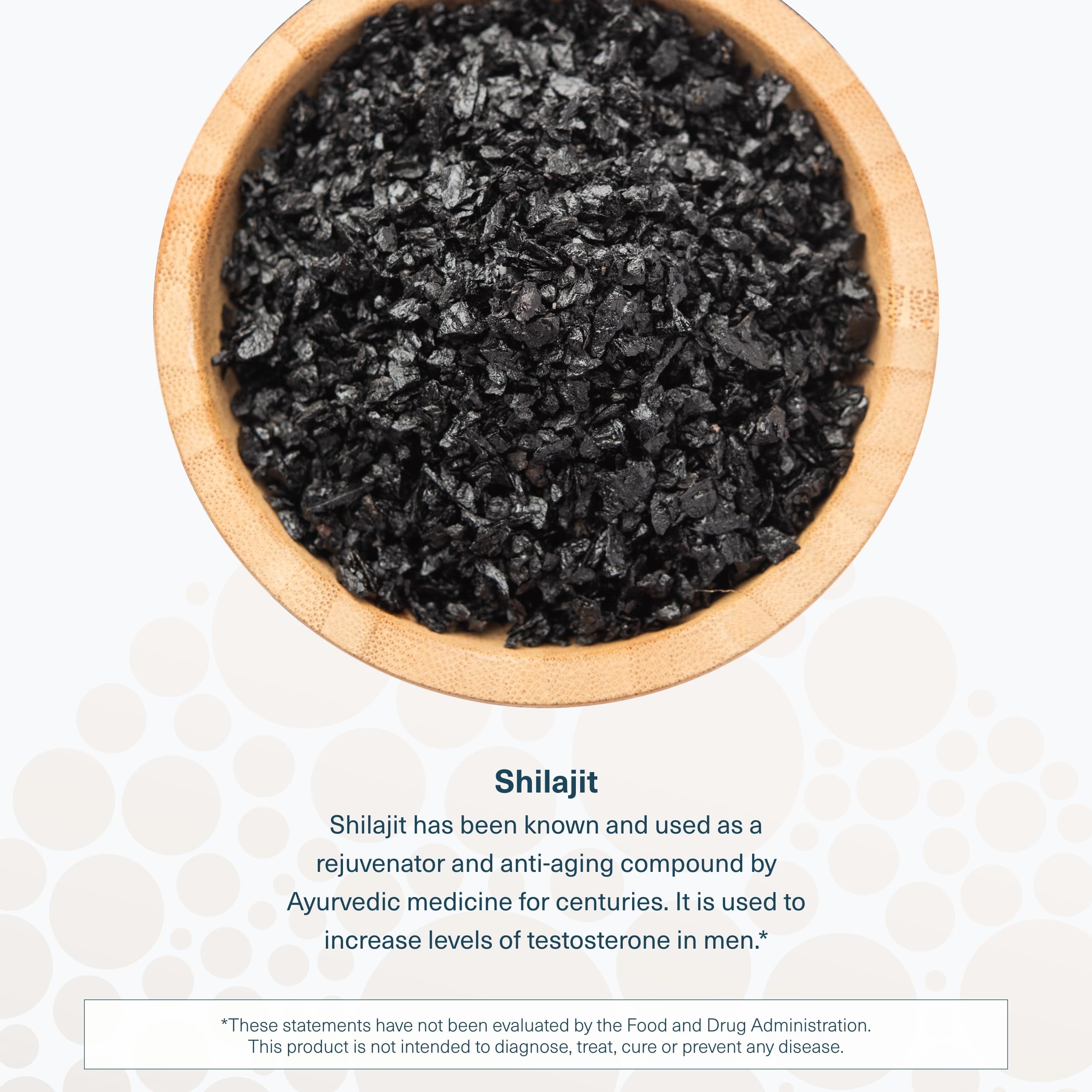 Youtheory Men’s Shilajit on a nightstand ready for evening routine.