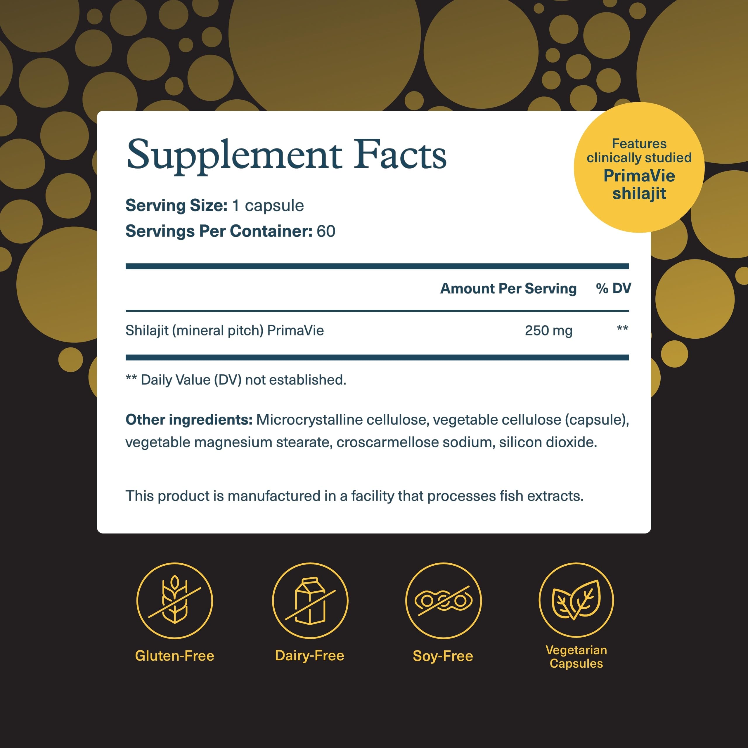 Youtheory Shilajit capsules close-up highlighting capsule texture and product quality.