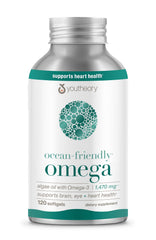 Youtheory Ocean-Friendly Omega softgels close-up for heart and brain support