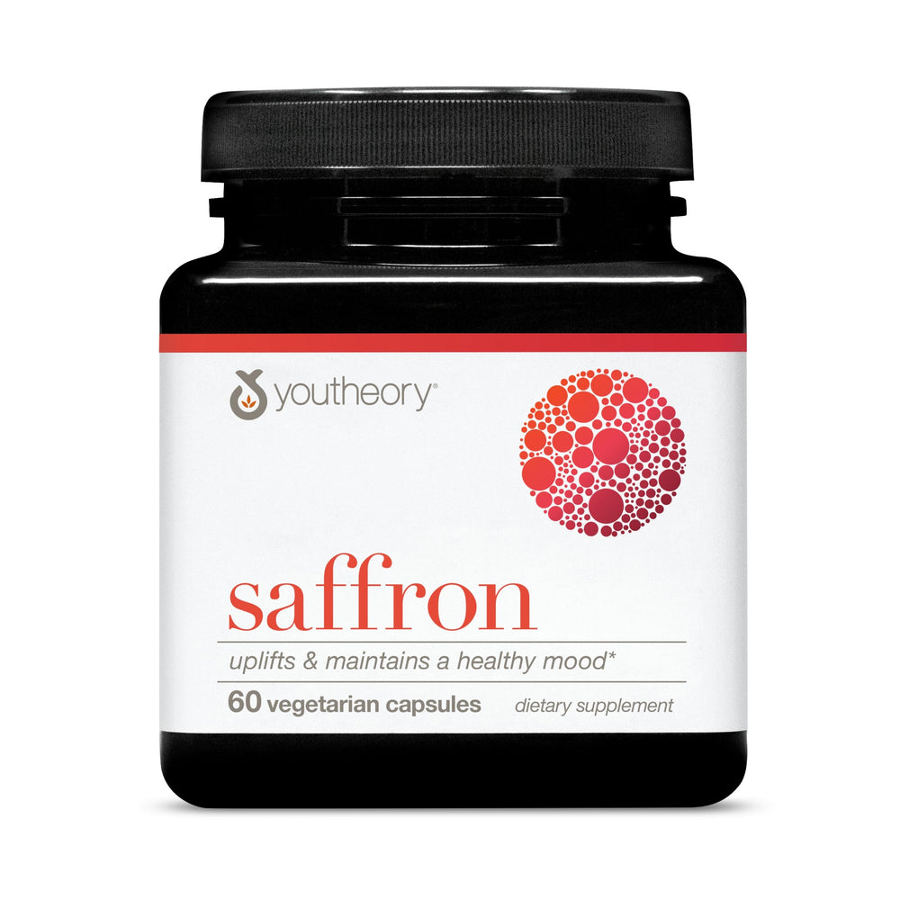 Youtheory Saffron energy capsules support daytime focus and stamina