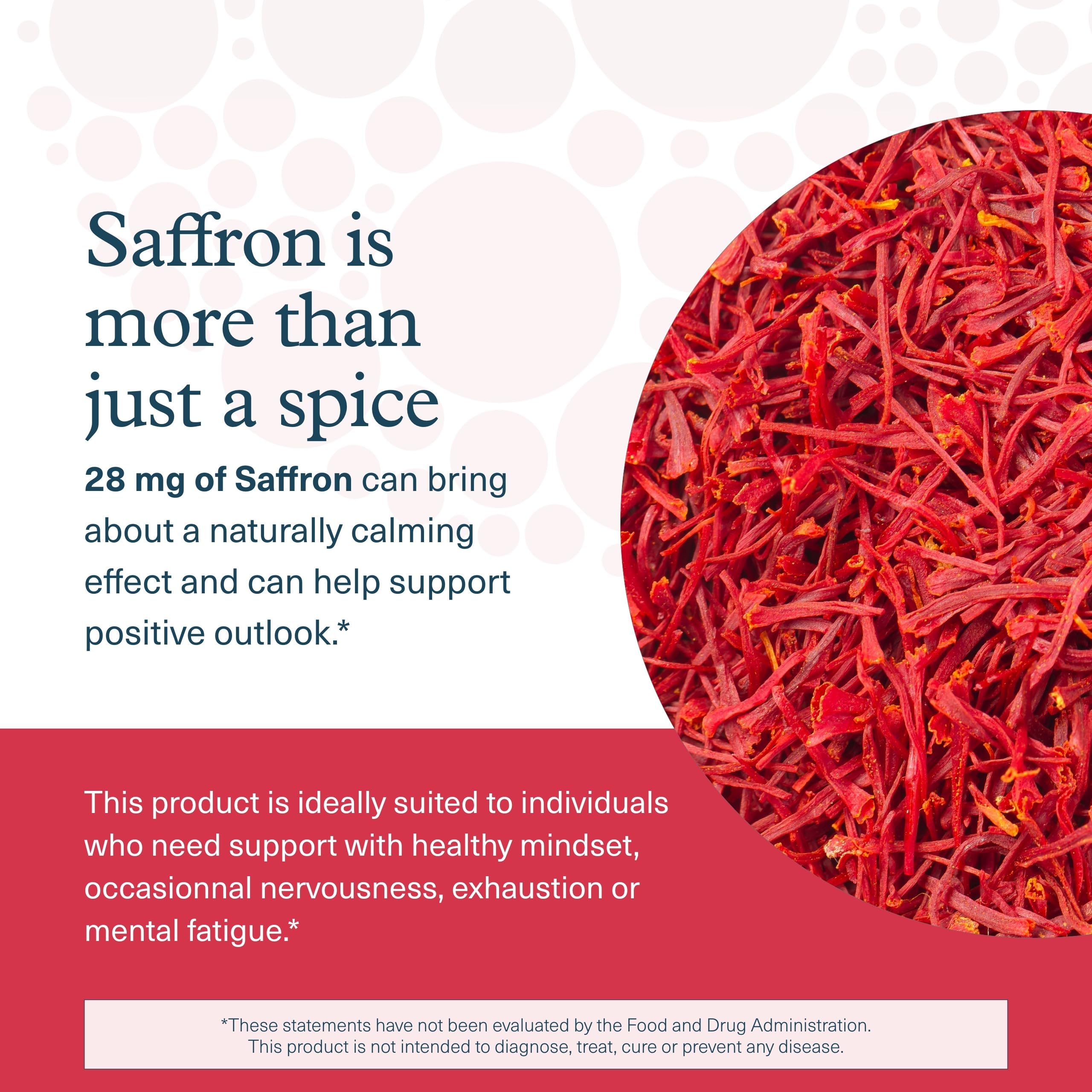 Youtheory Saffron vegan, dairy-free, gluten-free formula for daily wellness