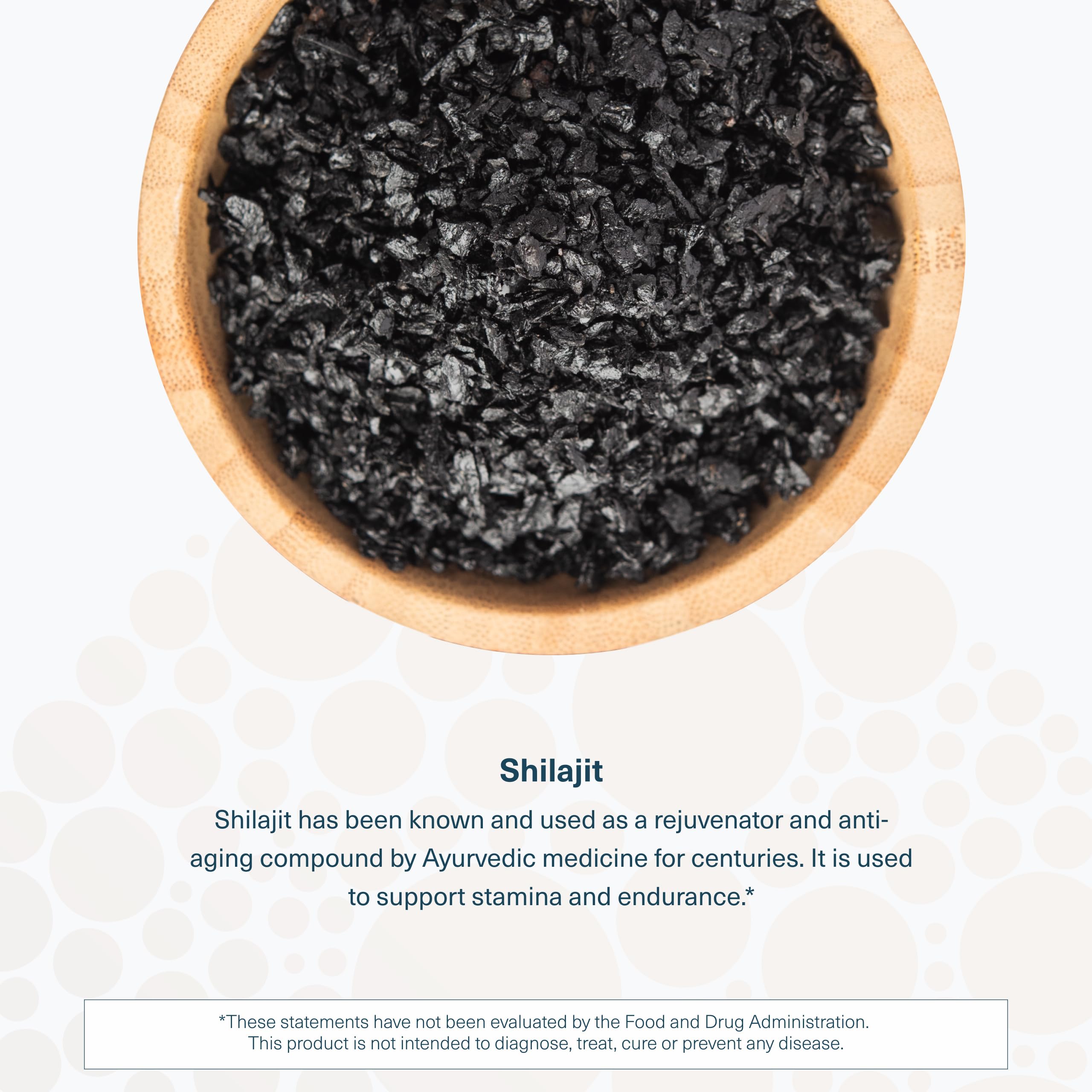 Youtheory PrimaVie Shilajit with glass of water for daily use.