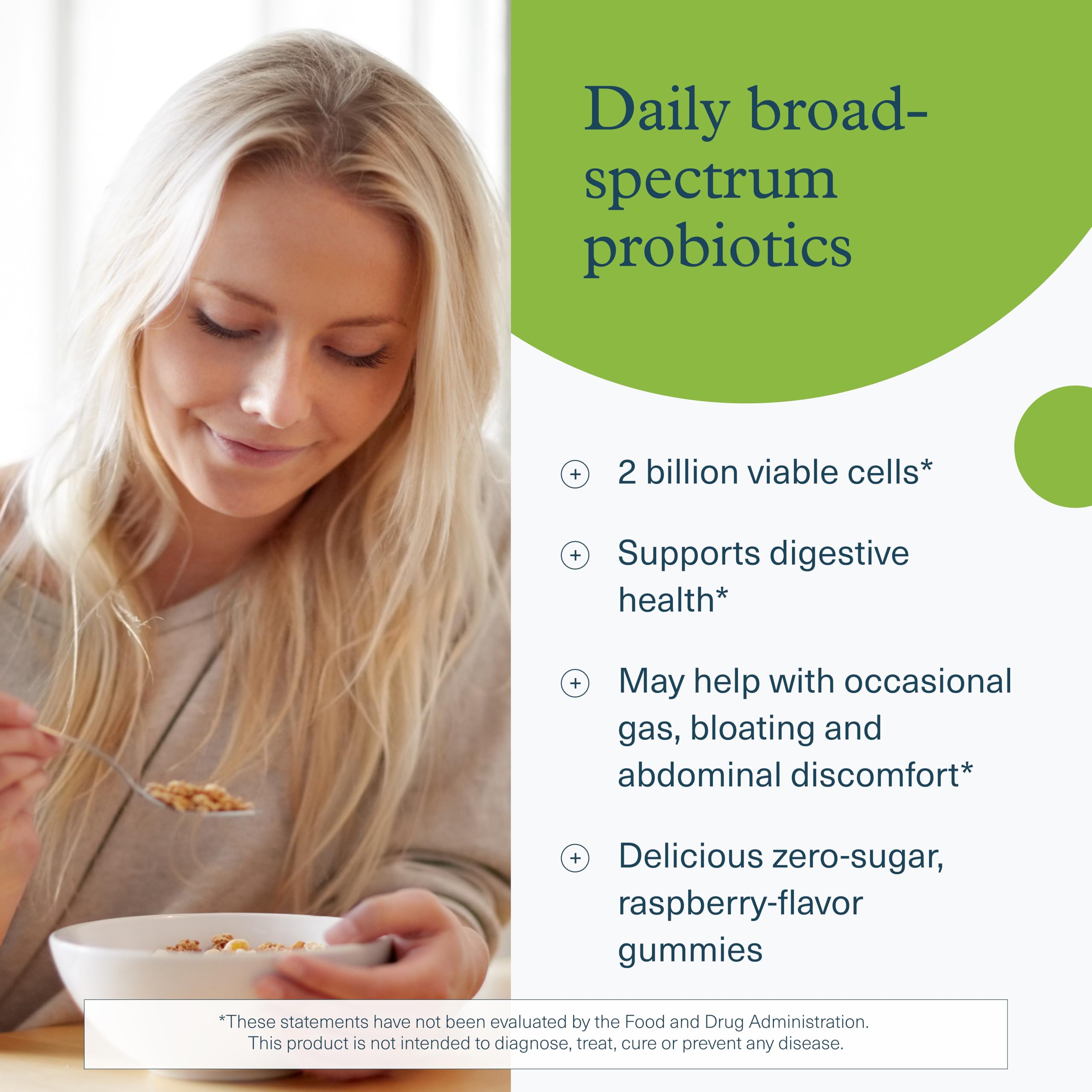 Youtheory Spore Probiotic Gummies label noting Bacillus coagulans IS-2 probiotic ingredient.