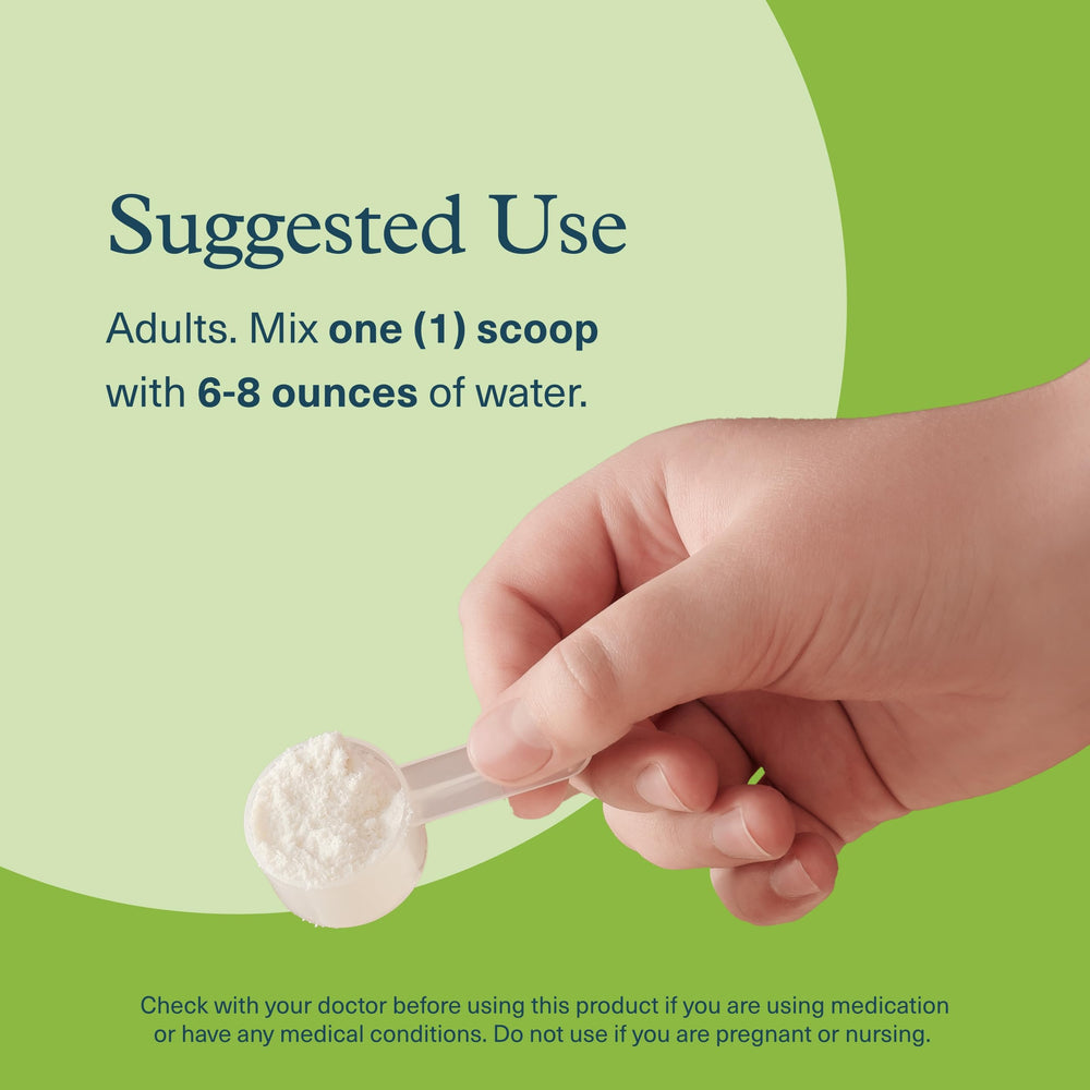 Youtheory Spore Probiotic Powder vegan symbol on packaging signals suitability.