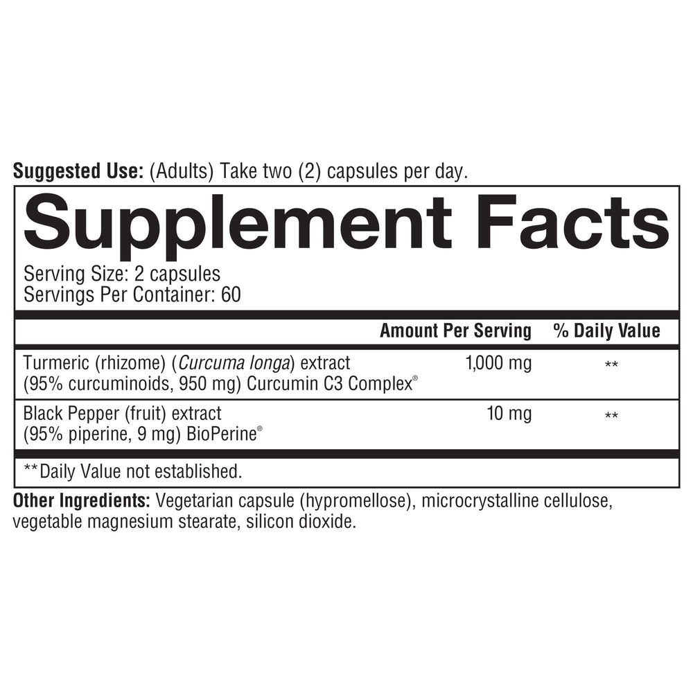 Close-up of Youtheory Turmeric Extra Strength capsules