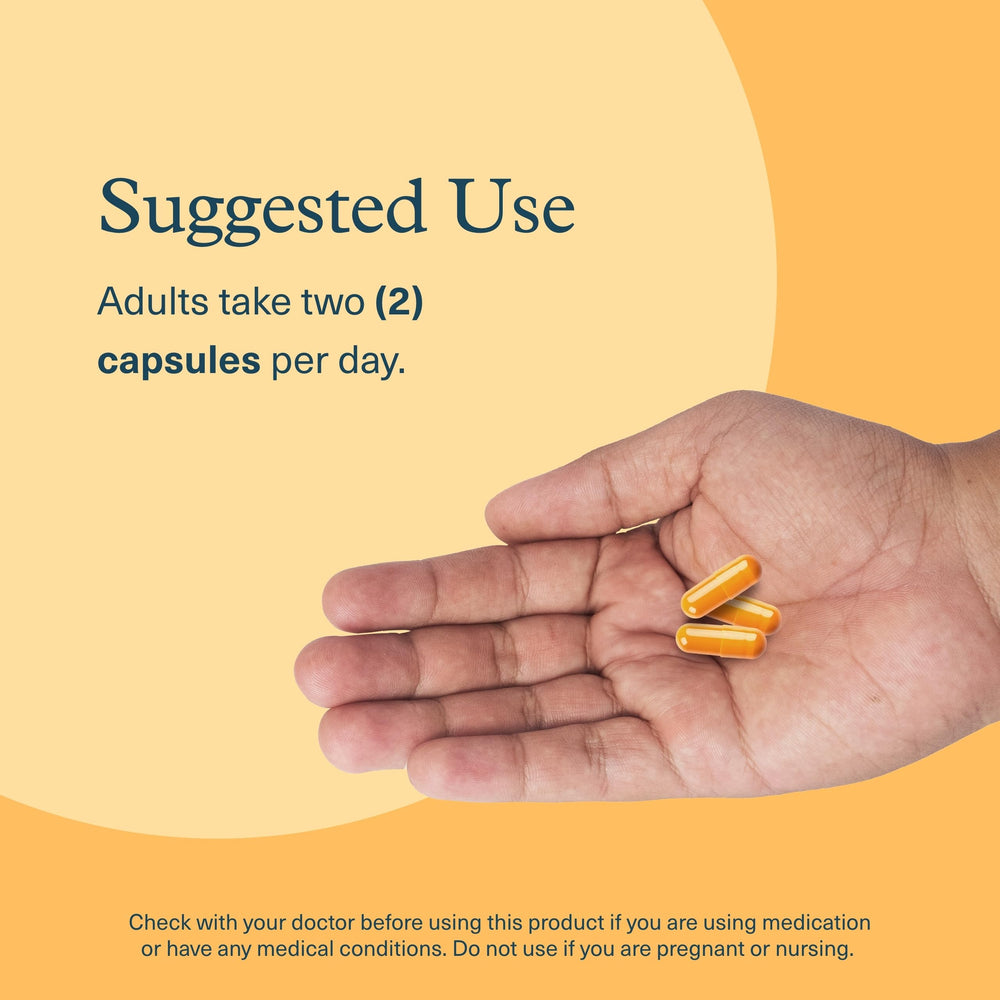 Youtheory Turmeric Extra Strength dairy-free formula without artificial additives