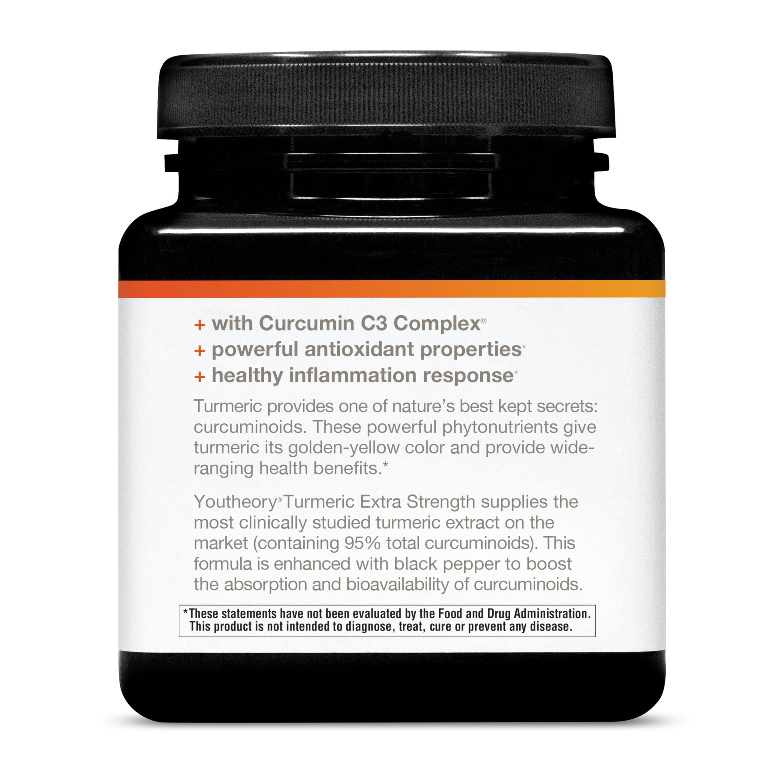 Packaging reveal of Youtheory Turmeric Extra Strength for easy shopping