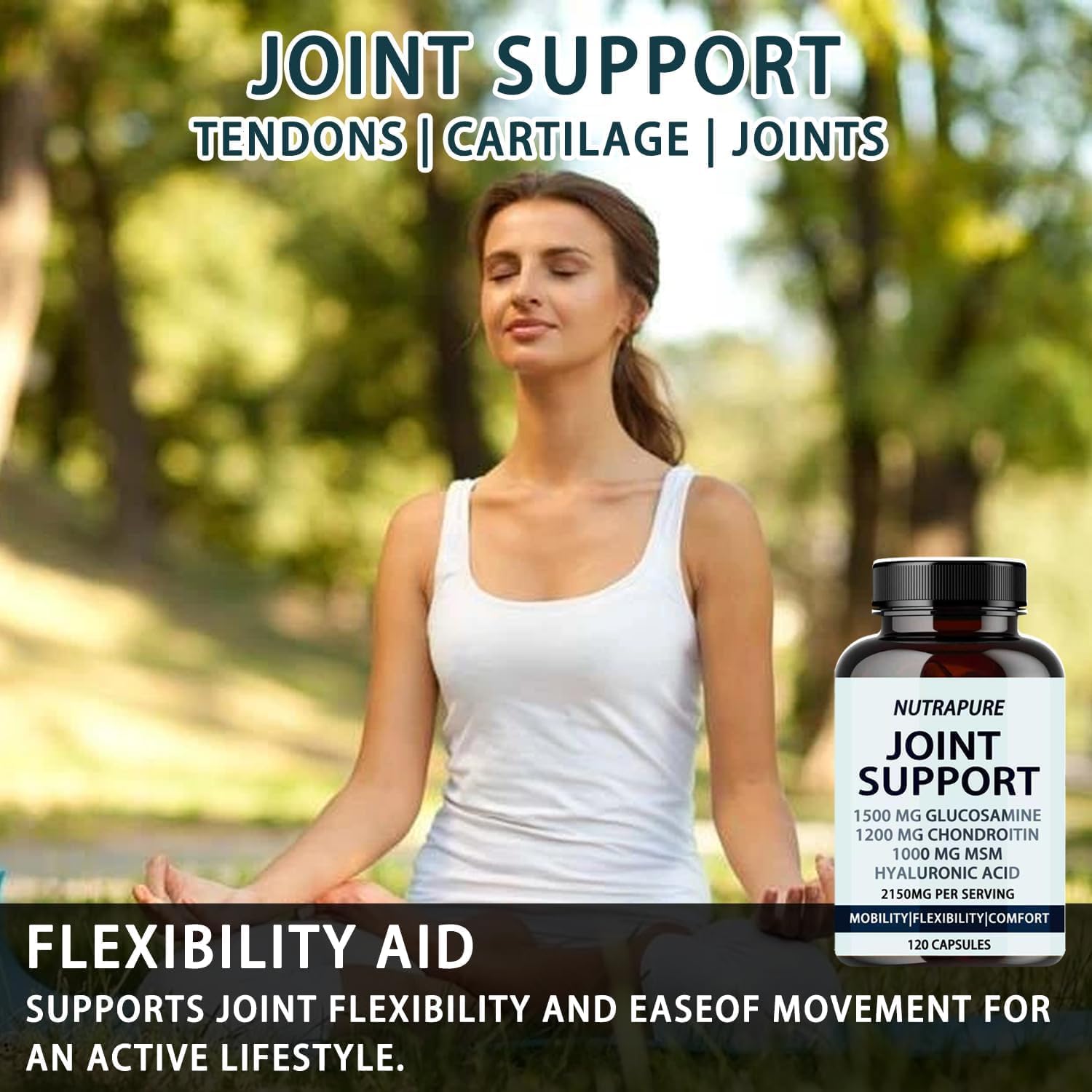YPRYPR Nutrapure MSM and bamboo extract capsule close-up