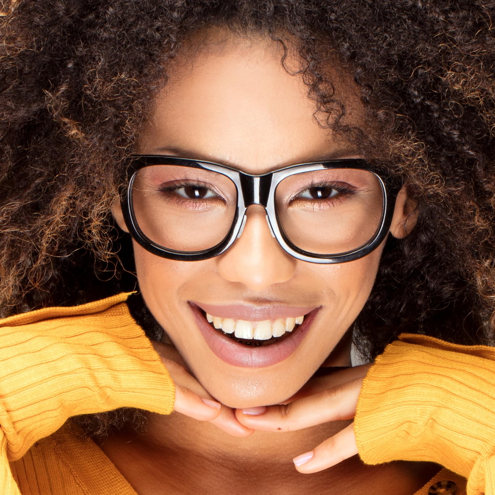 YR clear nose pads blend discreetly with any eyewear.