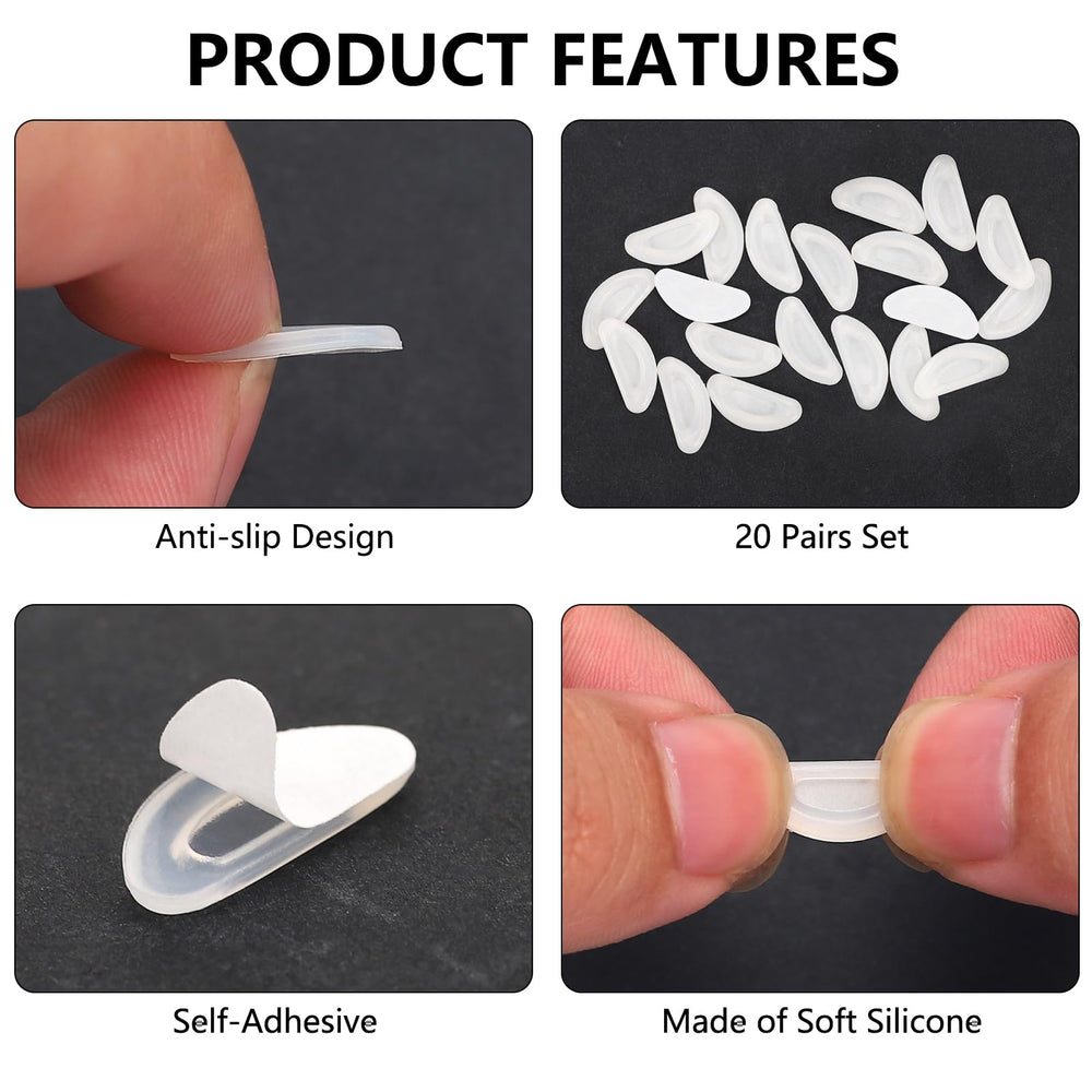 YR durable silicone nose pads maintain grip over time.