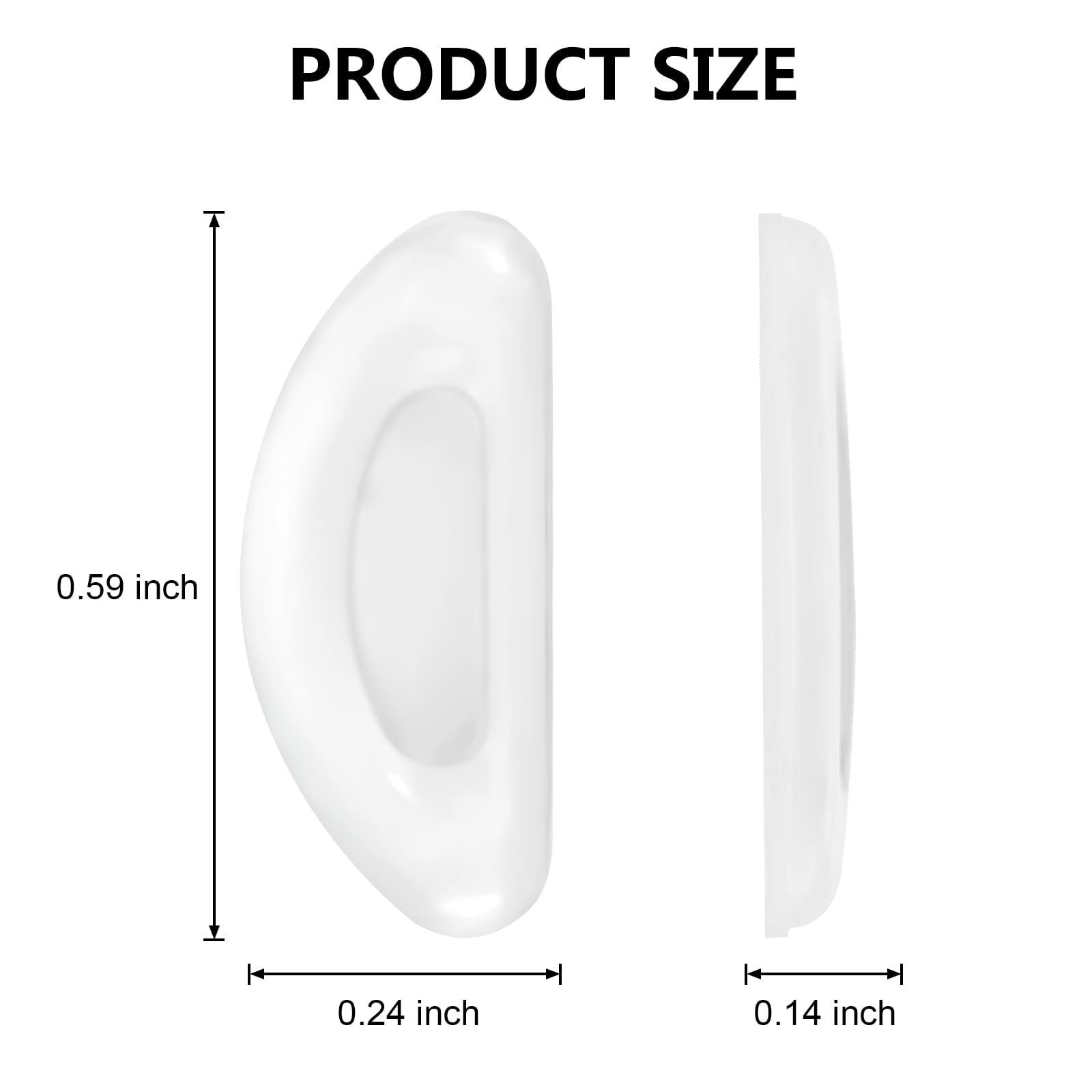 YR easy-install adhesive pads simplify replacement without tools.