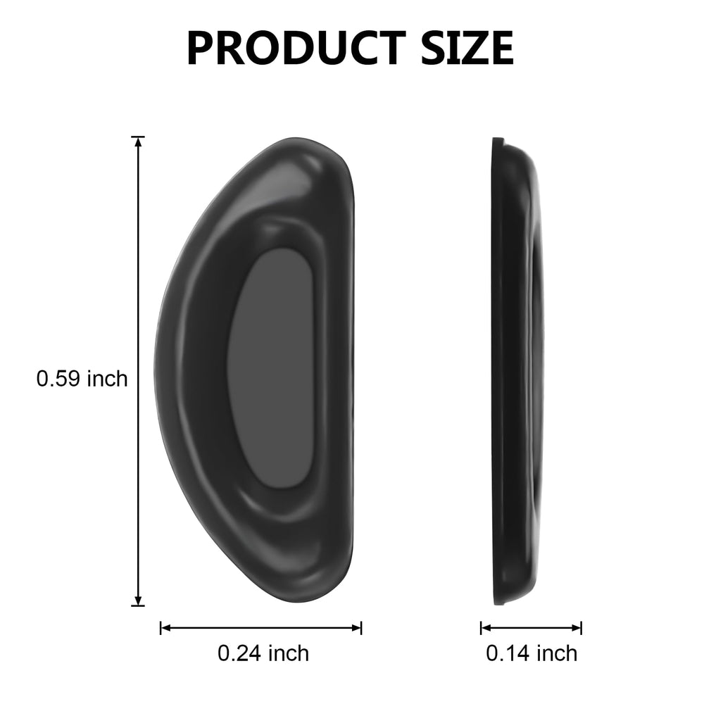 YR silicone nose pads deliver gentle cushion and nose-bridge protection