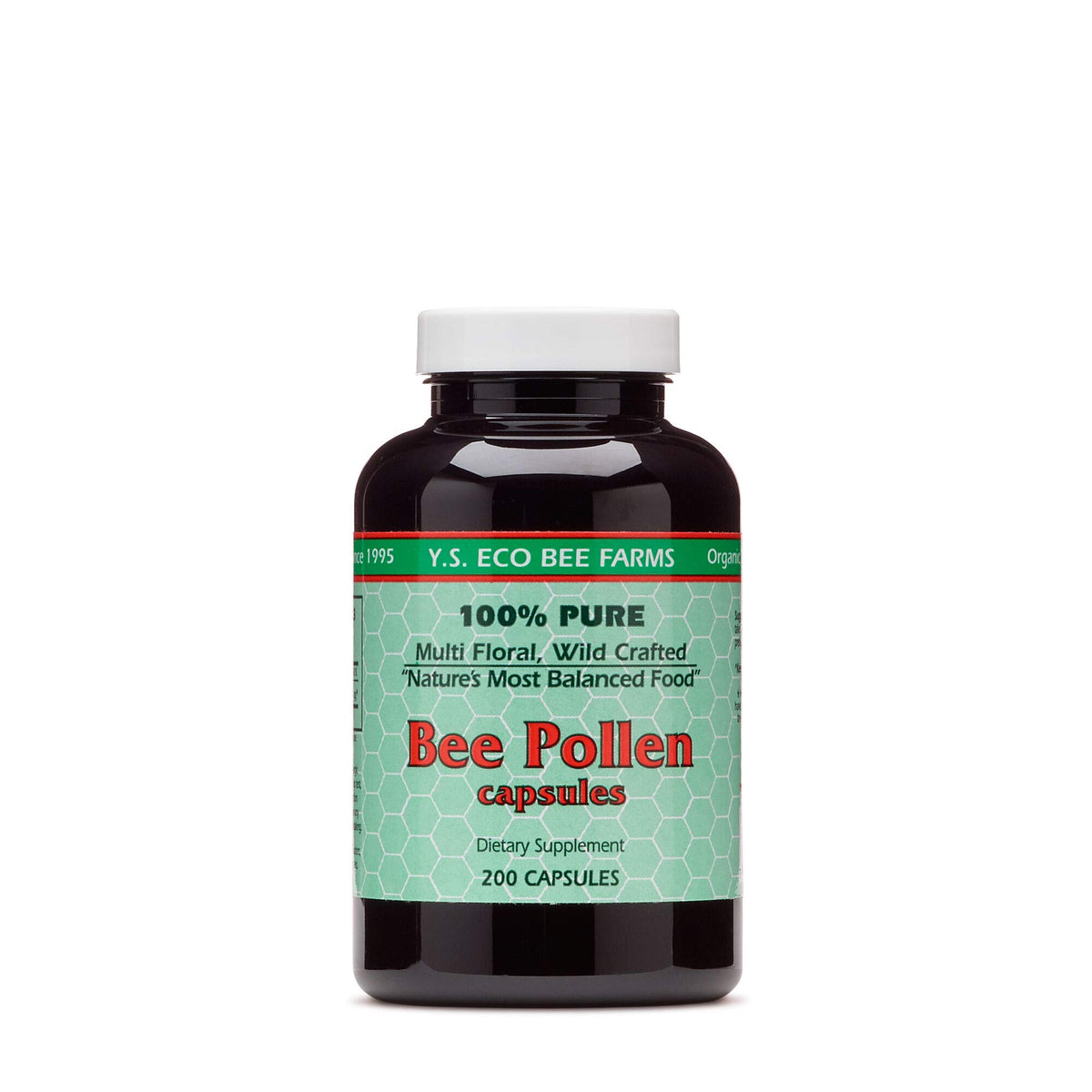 YS Eco Bee Farms Bee Pollen bottle for daily energy support