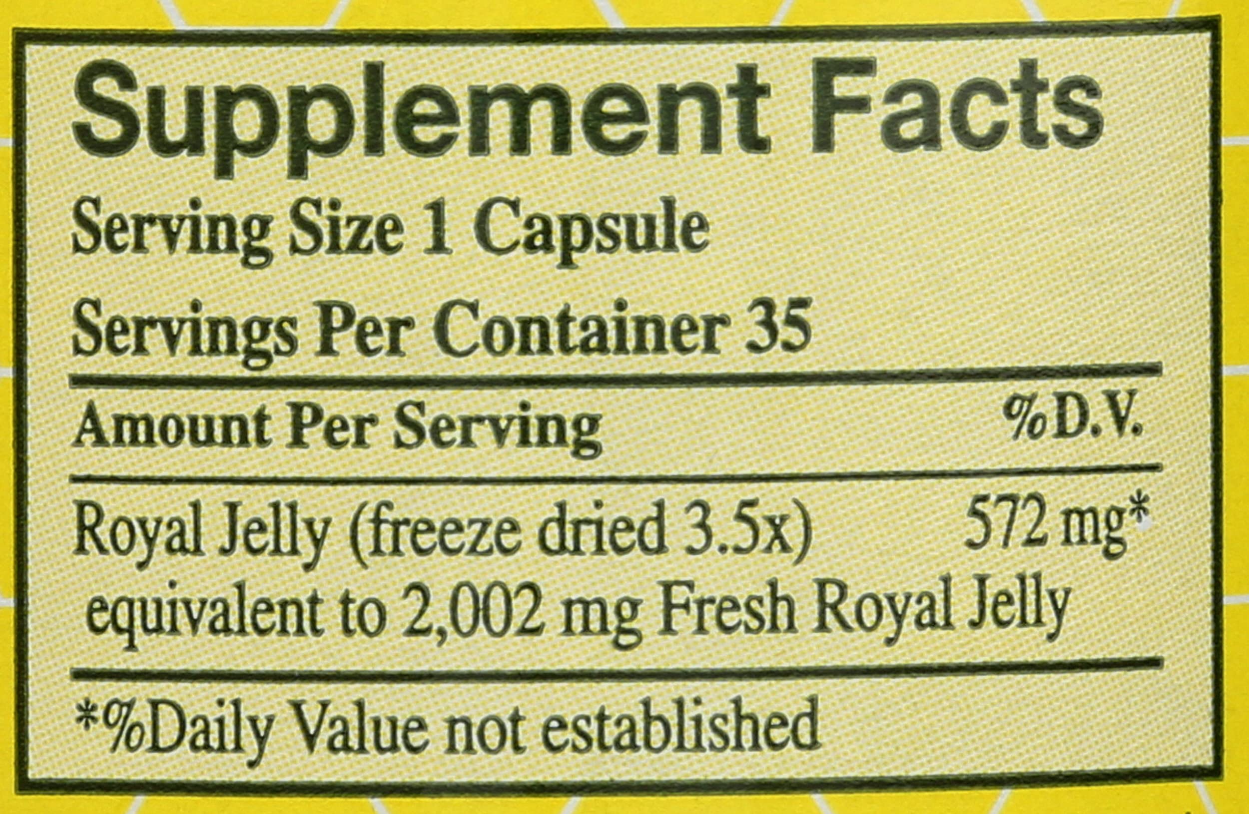 YS Eco Bee Farms packaging box with genuine freeze-dried royal jelly