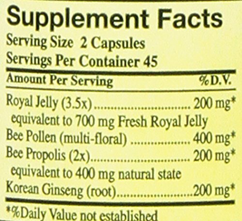 Label on the 90-count bottle provides usage hints and key details.