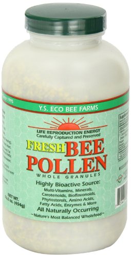 YS Organic Bee Farms packaging and label, showcasing natural sourcing