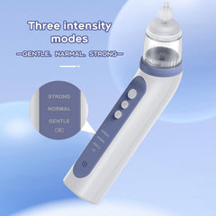 YSKWA in-use demonstration showing nostril seal for ear pressure relief during travel.