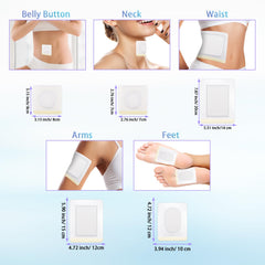 YSSPPOY castor oil pack wrap for the belly button, easy-to-use and mess-free.