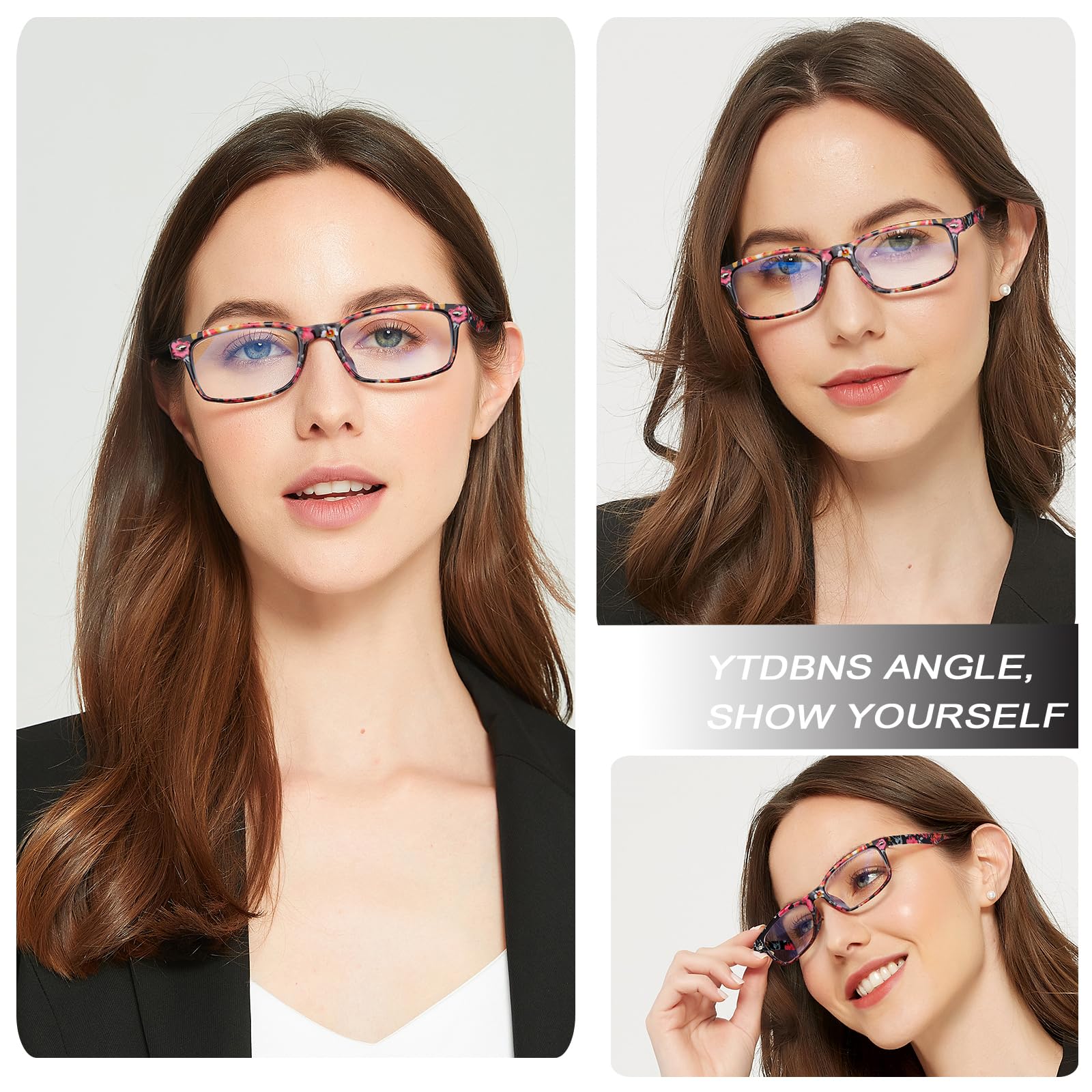 YTDBNS women's eye glasses for gaming and studying sessions
