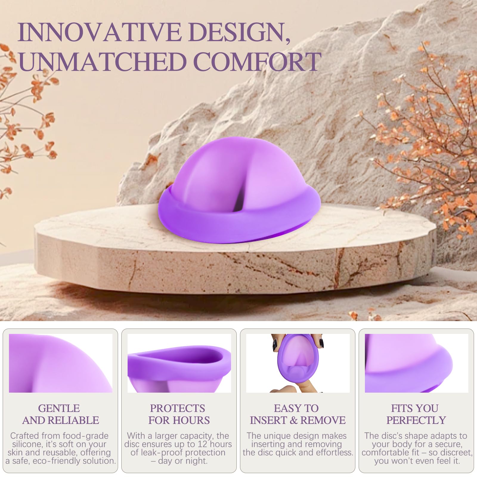 YTYOMUR disc in use during sleep offers secure overnight wear.