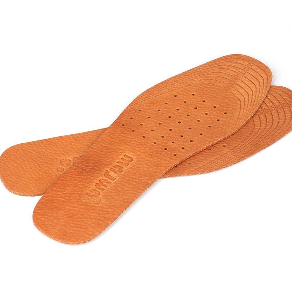 YUANQIAN cut-to-fit insole demonstrates easy trimming for precise shoe size