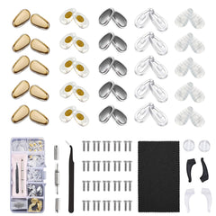 Yueerbao nose pads close-up; ultra-soft silicone for all-day comfort