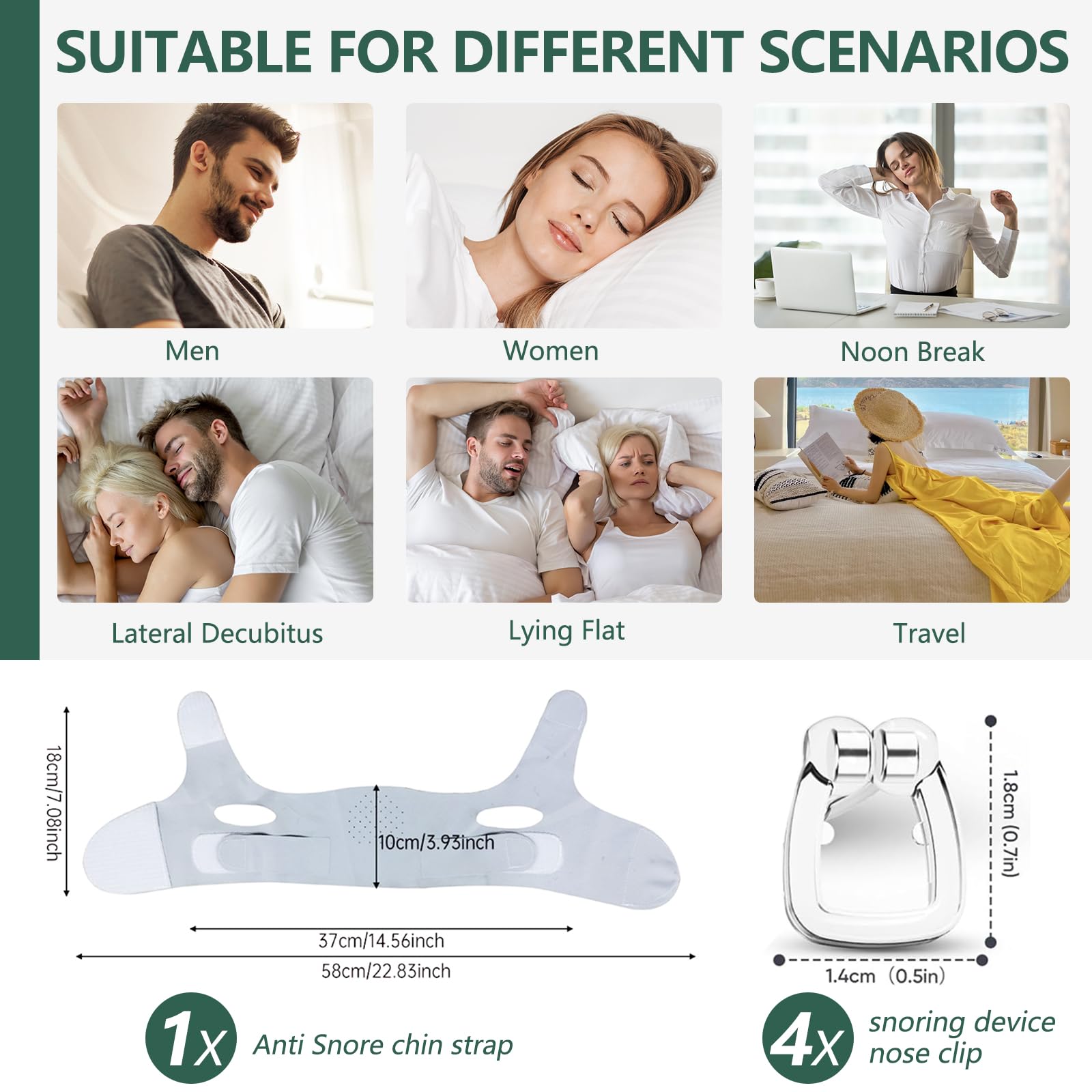 Yueerbao unisex sleep accessory suitable for men and women.