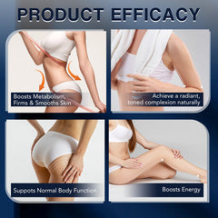 Yueur GLP-1 Patch on skin with discreet appearance for wear anywhere