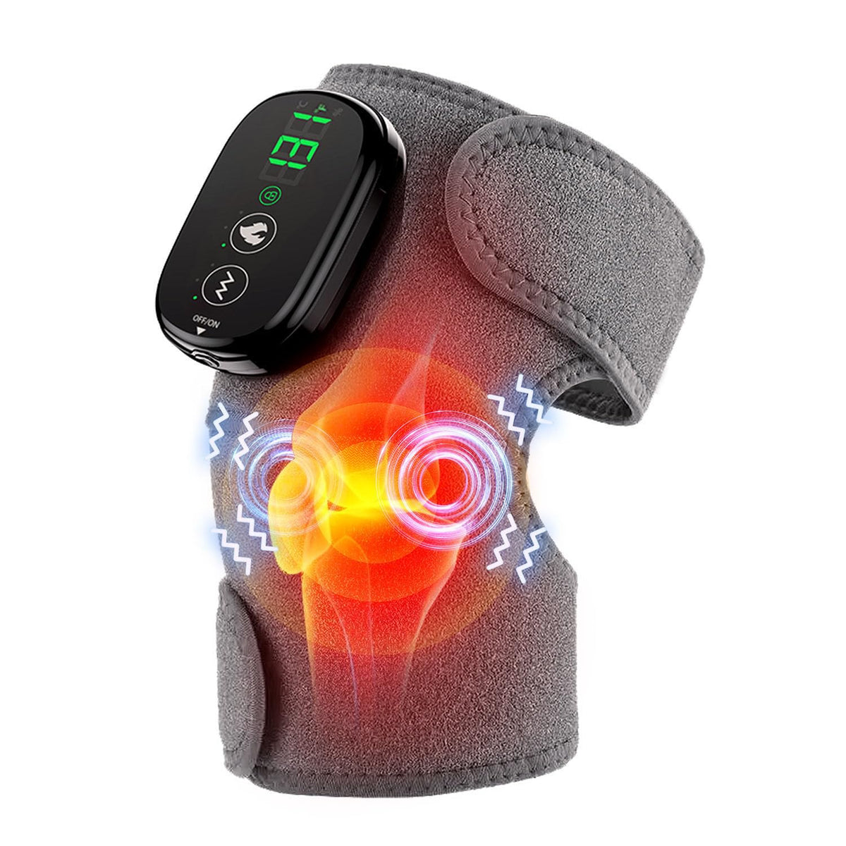YUHUO foot massager with heat front view for relaxed feet and ankles.