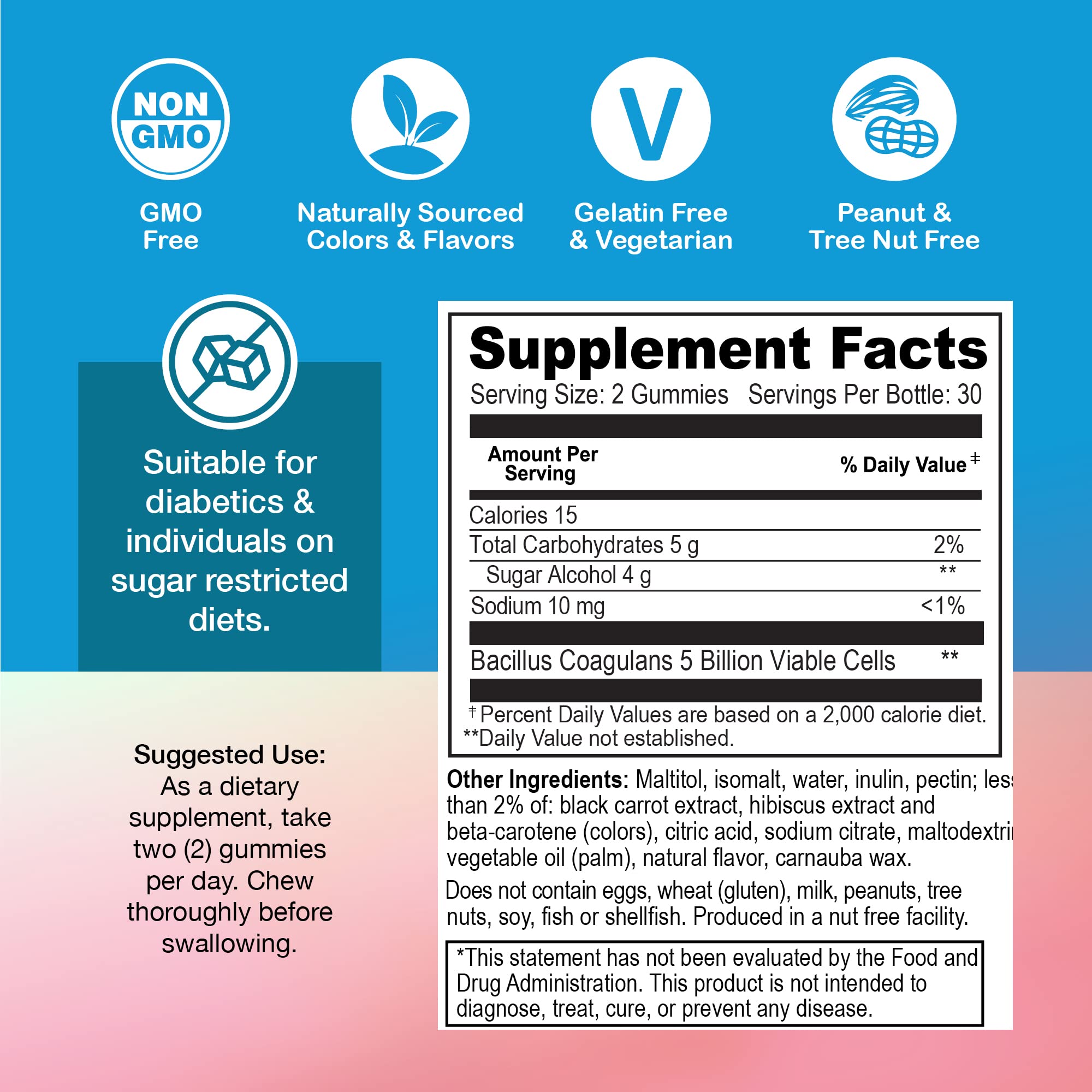 YUM-V'S gummies suit both adults and kids for daily digestive balance.