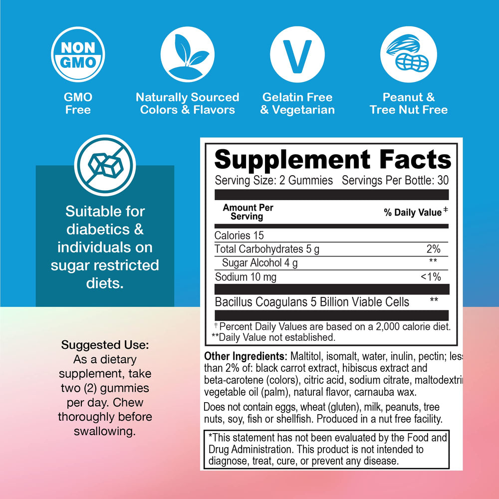 YUM-V'S gummies suit both adults and kids for daily digestive balance.