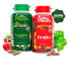 Closeup of pills highlights 33+ superfoods in a vegan capsule