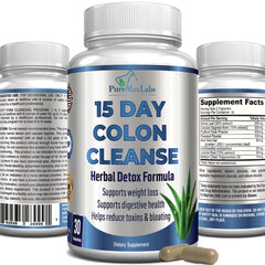 YUMMYVITE 15 Day Colon Cleanse bottle for daily detox support.
