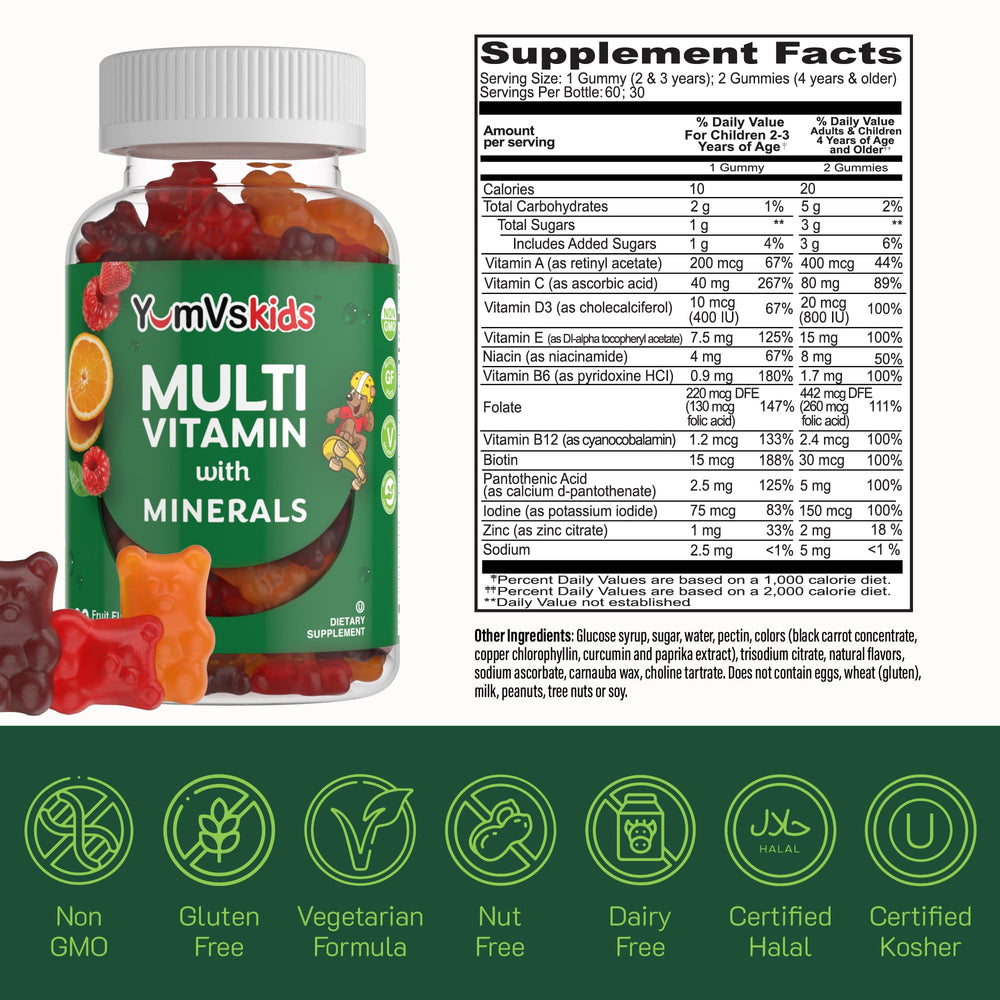 YUM-V'S kosher halal certification seal builds trust for family use.
