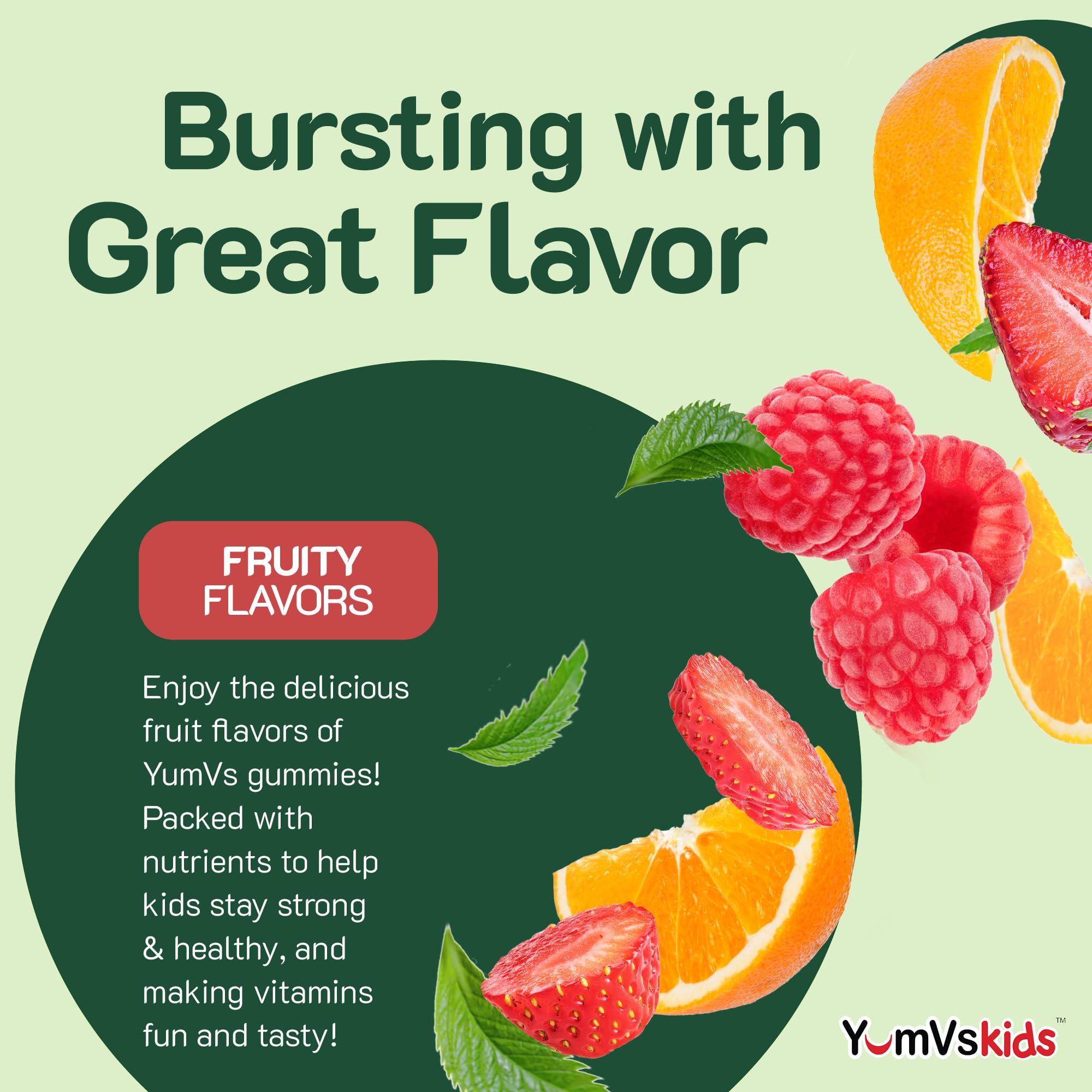 YUM-V'S soft chew closeup reveals texture kids enjoy during snack time.