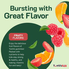 YUM-V'S soft chew closeup reveals texture kids enjoy during snack time.