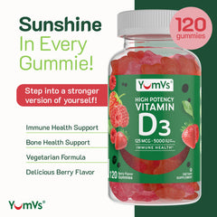 Berry-flavor gummies in resealable pack highlight pleasant taste and non-stick texture.
