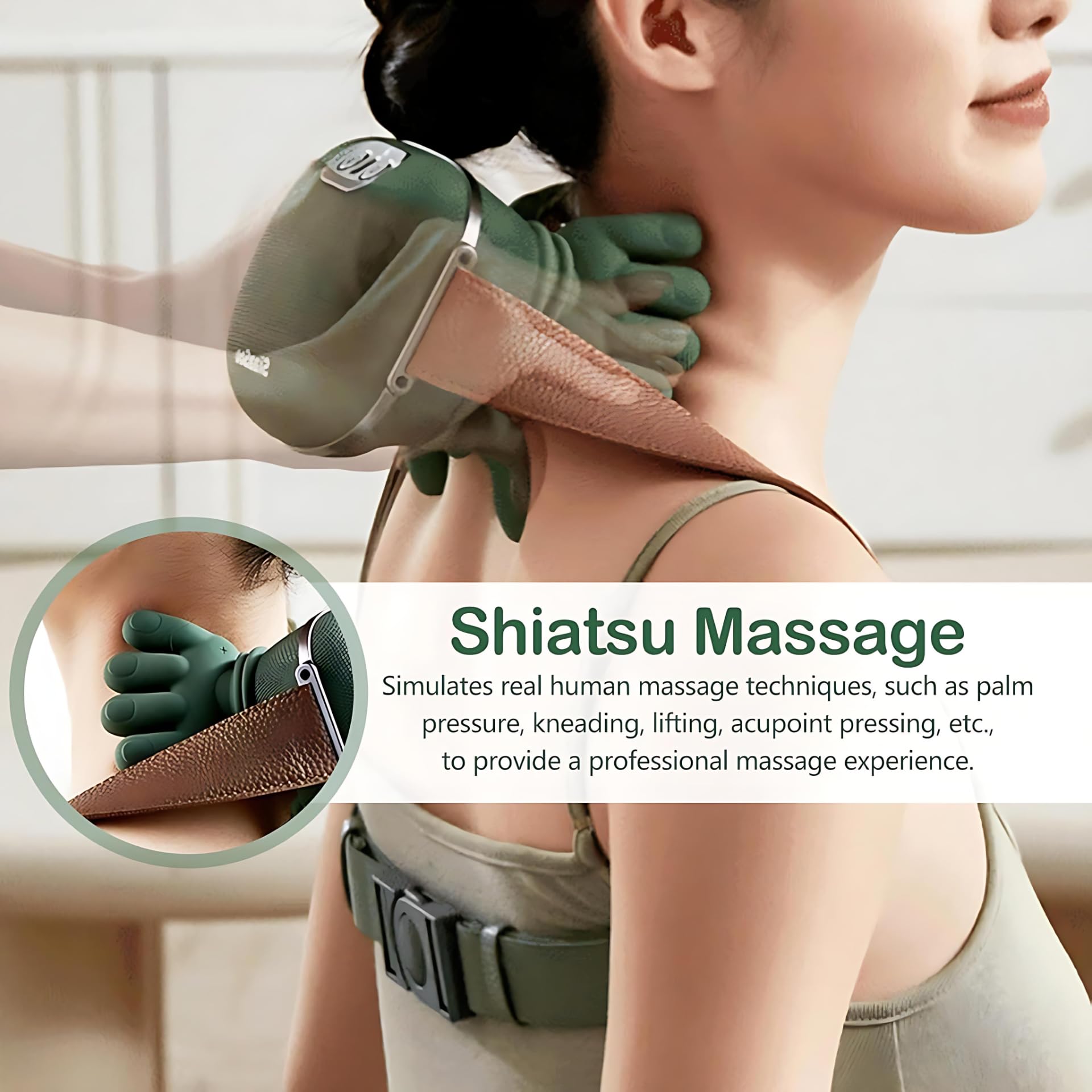 YUNMAXINWEI trapezius massage targets neck tension and knots