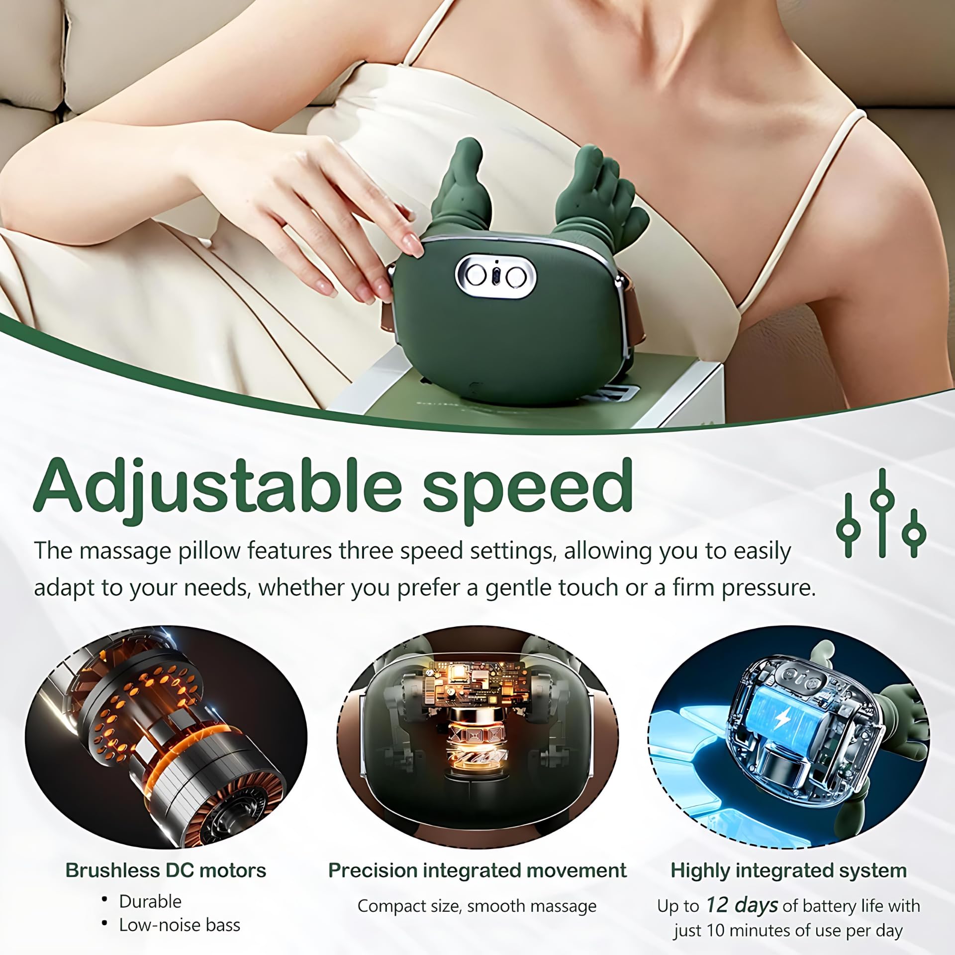 YUNMAXINWEI wearable straps enable hands-free comfort during use