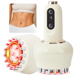 Yuonry lymphatic drainage massager held in hand for portable body support.