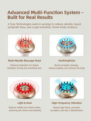 Yuonry rechargeable wireless massager with charging indicator