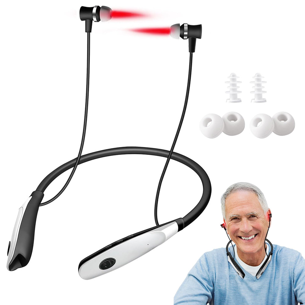 YUQBLITTY ear-nasal red light therapy earbuds for targeted ears relief and soothing warmth