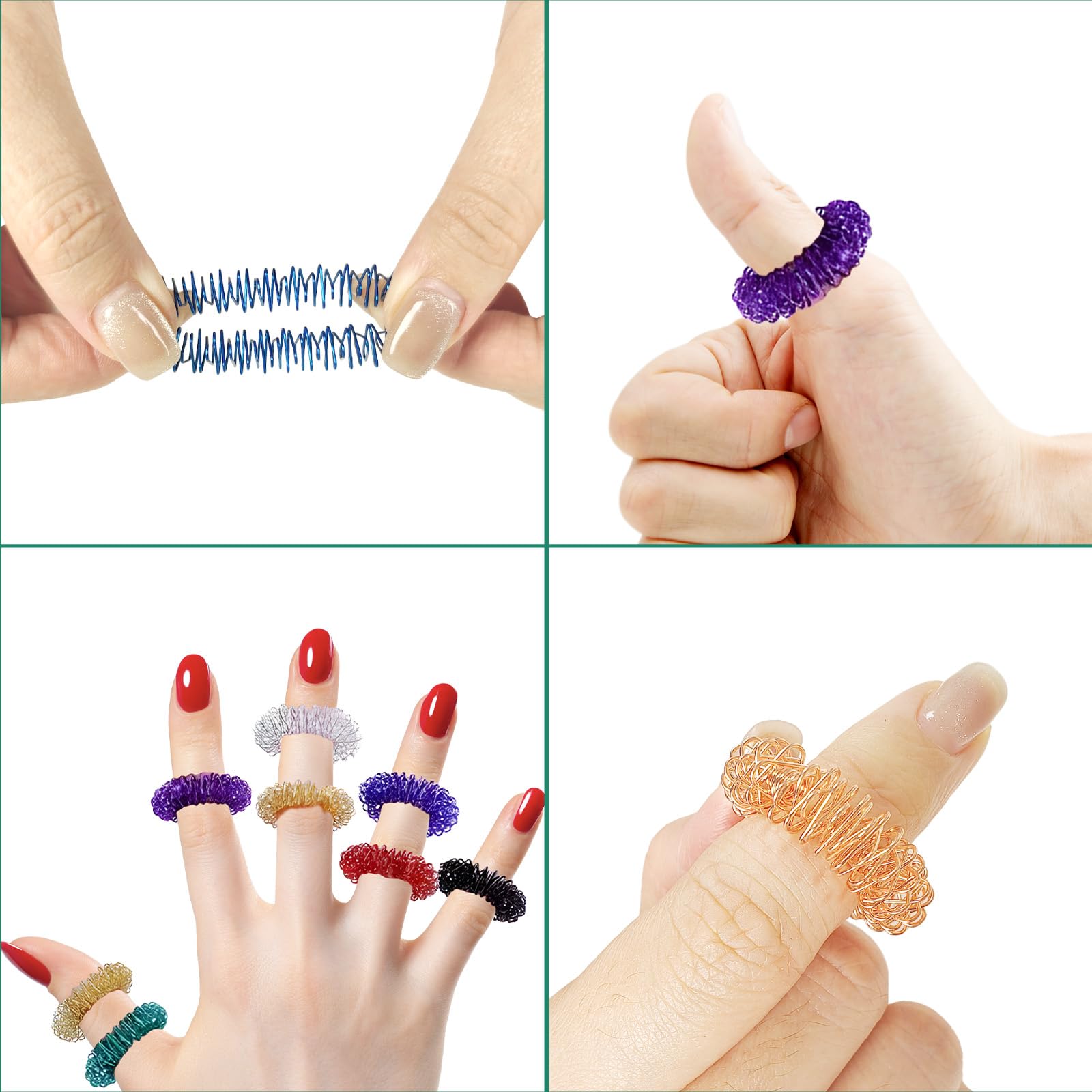 YUQILIN kids and adults use rings for sensory engagement and focus.